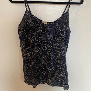 Wilfred Flowy Spaghetti Strap Silk Camisole, M